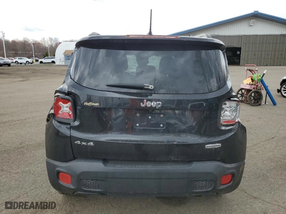 2015 Jeep Renegade Latitude with VIN ZACCJBBT4FPC41186, listed as a Copart auction lot 53260415 with 122,690 mi miles and Salvage Title. Bid and sale history available at carsss.com. Image 6.