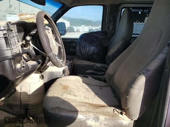 2010 Chevrolet Express Cargo Van with VIN 1GCUGADX2A1182046, listed as a Copart auction lot 47025835 with 0 mi miles and Salvage Title. Bid and sale history available at carsss.com. Image 7.