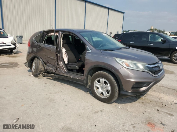 2015 Honda CR-V LX with VIN 3CZRM3H3XFG707617, listed as a Copart auction lot 52046515 with 112,151 mi miles and Salvage Title. Bid and sale history available at carsss.com. Image 4.