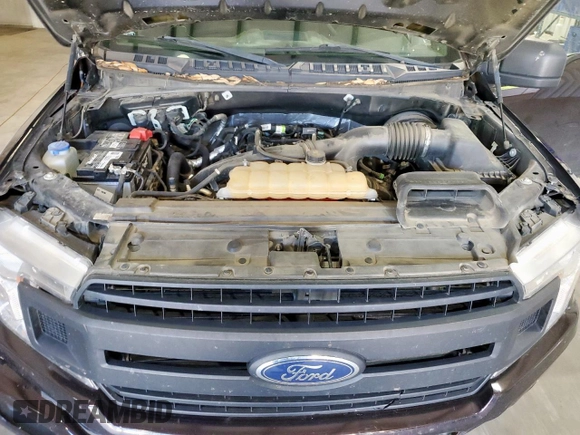 2019 Ford F-150 XL with VIN 1FTEX1CPXKKC48022, listed as a Copart auction lot 58789615 with 155,568 mi miles and Salvage title. Bid and sale history available at DreamBid. Image 11.