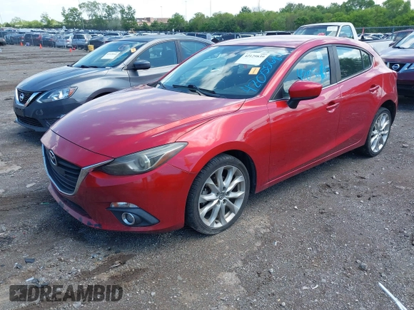 2014 Mazda 3 S Touring with VIN JM1BM1L36E1139818, listed as a IAAI auction lot 42129839 with 134,397 mi miles and . Bid and sale history available at DreamBid. Image 2.