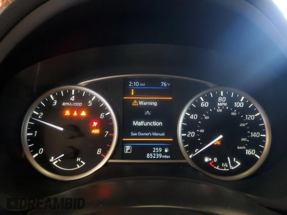 2019 Nissan Sentra SR with VIN 3N1AB7AP1KY337162, listed as a Copart auction lot 54549025 with 85,239 mi miles and Clean Title. Bid and sale history available at carsss.com. Image 9.