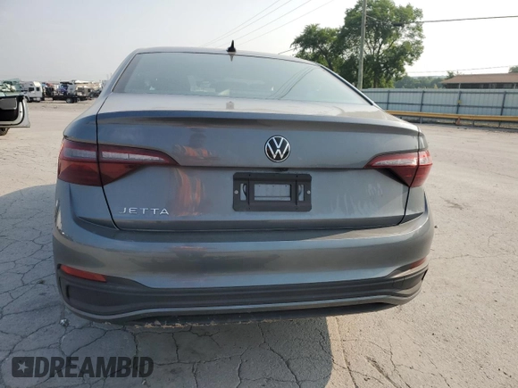 2024 Volkswagen Jetta Sport with VIN 3VWAM7BU8RM064280, listed as a Copart auction lot 59132845 with 4,439 mi miles and Salvage title. Bid and sale history available at DreamBid. Image 6.