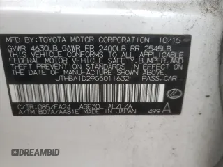 2016 Lexus IS 200t with VIN JTHBA1D29G5011632, listed as a Copart auction lot 74346454 with 104,791 mi miles and Salvage Title. Bid and sale history available at DreamBid. Image 13.