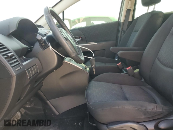 2009 Mazda 5 Sport with VIN JM1CR293890351716, listed as a Copart auction lot 75921804 with 206,851 mi miles and Salvage title. Bid and sale history available at DreamBid. Image 7.