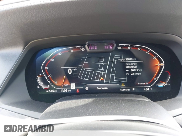 2022 BMW X5 xDrive40i with VIN 5UXCR6C0XN9N16790, listed as a IAAI auction lot 42304582 with 38,818 mi miles and . Bid and sale history available at DreamBid. Image 7.