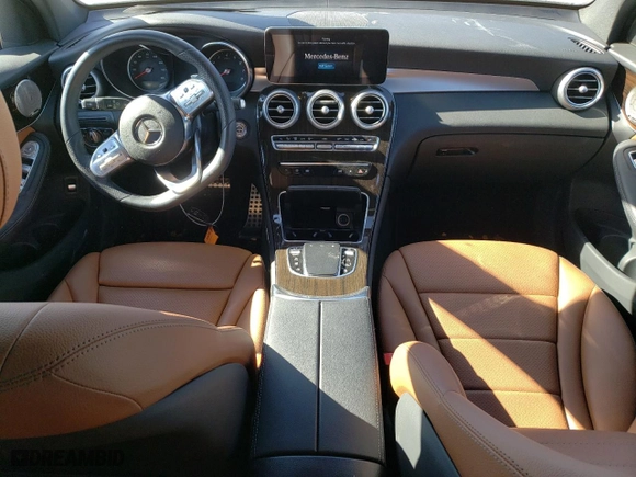 2021 Mercedes-Benz GLC with VIN W1N0G8DB0MV310527, listed as a Copart auction lot 88986355 with 37,236 mi miles and Salvage Title. Bid and sale history available at carsss.com. Image 8.