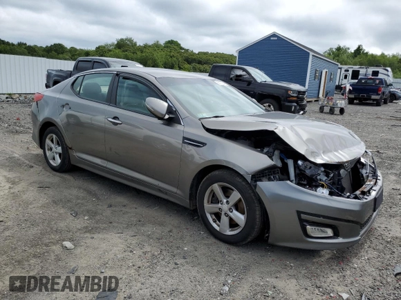 2015 Kia Optima LX with VIN 5XXGM4A76FG515579, listed as a Copart auction lot 60132045 with 156,043 mi miles and Clean title. Bid and sale history available at DreamBid. Image 4.