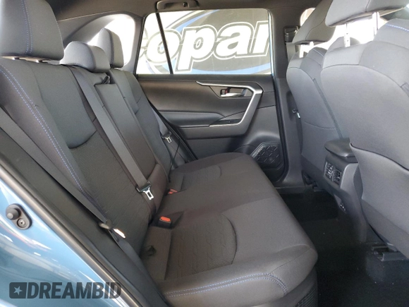 2022 Toyota RAV4 Hybrid SE with VIN 4T3T6RFV7NU103423, listed as a Copart auction lot 59709215 with 27,595 mi miles and Salvage title. Bid and sale history available at DreamBid. Image 10.