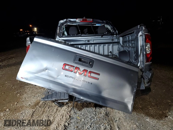 2021 GMC Canyon 2WD Elevation with VIN 1GTG5CEN0M1213178, listed as a Copart auction lot 41433195 with 0 mi miles and Salvage Title. Bid and sale history available at carsss.com. Image 6.