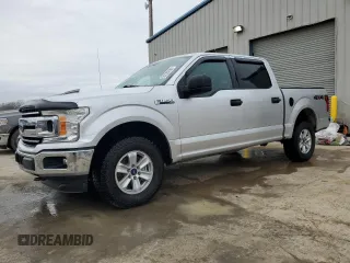 2018 Ford F-150 XL with VIN 1FTEW1EG8JFA80405, listed as a Copart auction lot 43652675 with 159,023 mi miles and Clean Title. Bid and sale history available at carsss.com. Image 1.