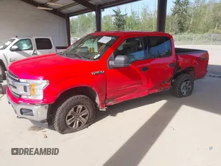 2018 Ford F-150 XL with VIN 1FTEW1EBXJKE16406, listed as a IAAI auction lot 42127221 with 97,408 mi miles. Bid and sale history available at carsss.com. Image 17.