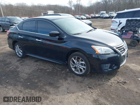 2014 Nissan Sentra SR with VIN 3N1AB7APXEY298494, listed as a IAAI auction lot 41610578 with 99,690 mi miles and . Bid and sale history available at DreamBid. Image 1.