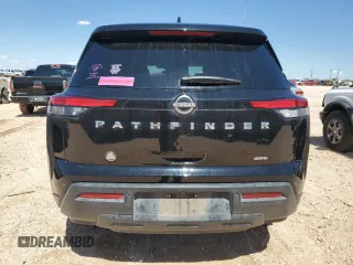 2023 Nissan Pathfinder S with VIN 5N1DR3AC1PC230734, listed as a Copart auction lot 56006835 with 37,238 mi miles and Salvage title. Bid and sale history available at DreamBid. Image 6.