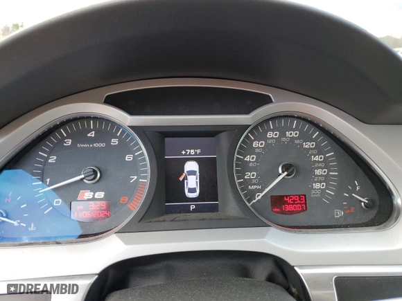 2010 Audi S6 Prestige with VIN WAUBNAFB4AN035120, listed as a Copart auction lot 79269094 with 138,007 mi miles and Salvage Title. Bid and sale history available at carsss.com. Image 9.