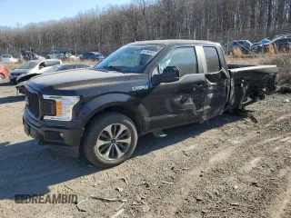 2020 Ford F-150 XL with VIN 1FTEX1EP0LKD59712, listed as a Copart auction lot 48168995 with 159,448 mi miles and Salvage Title. Bid and sale history available at carsss.com. Image 1.