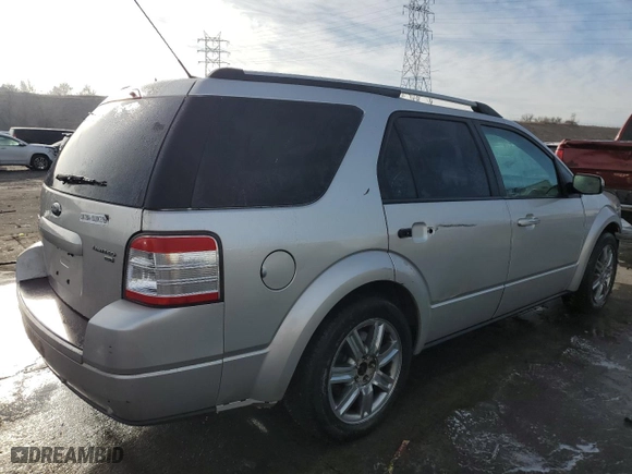 2008 Ford Taurus X Limited with VIN 1FMDK06W08GA30993, listed as a Copart auction lot 43736605 with 134,351 mi miles and Salvage Title. Bid and sale history available at carsss.com. Image 3.