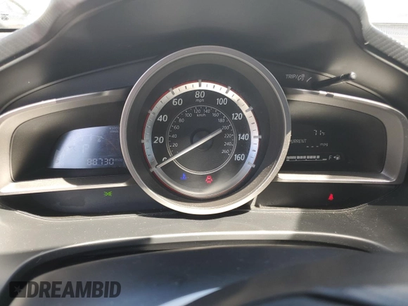 2015 Mazda 3 i Touring with VIN 3MZBM1L74FM178525, listed as a Copart auction lot 57079635 with 88,730 mi miles and Salvage title. Bid and sale history available at DreamBid. Image 9.