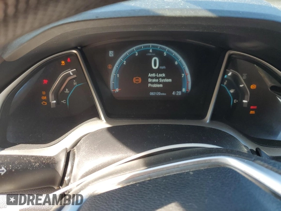 2016 Honda Civic EX with VIN 19XFC2F76GE247803, listed as a Copart auction lot 55691015 with 82,120 mi miles and Salvage Title. Bid and sale history available at DreamBid. Image 9.