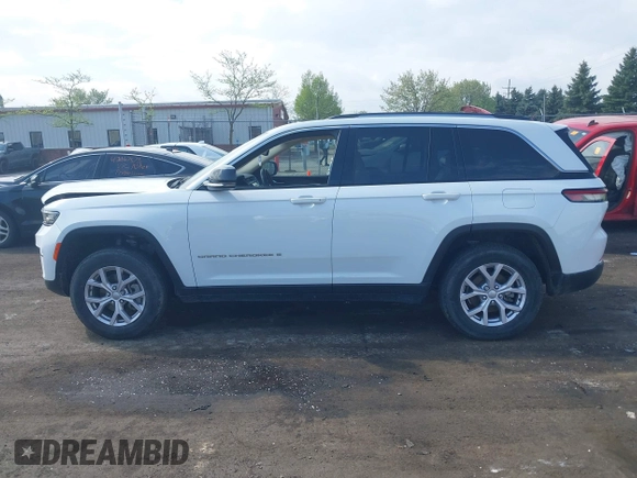 2022 Jeep Grand Cherokee Limited with VIN 1C4RJHBG0N8521421, listed as a IAAI auction lot 42177684 with 46,058 mi miles and . Bid and sale history available at DreamBid. Image 14.