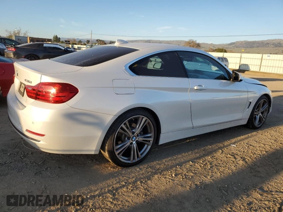 2017 BMW 4 Series 430i with VIN WBA4R7C5XHK895968, listed as a Copart auction lot 44191095 with 77,713 mi miles and Salvage Title. Bid and sale history available at DreamBid. Image 3.