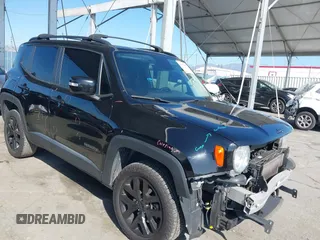 2017 Jeep Renegade Latitude with VIN ZACCJBBBXHPG58497, listed as a IAAI auction lot 41550493 with 137,360 mi miles. Bid and sale history available at carsss.com. Image 1.