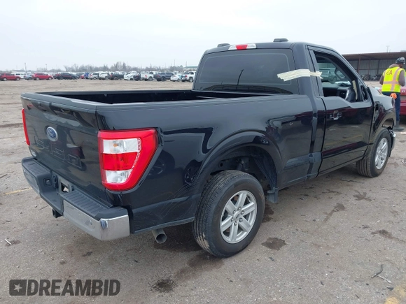 2023 Ford F-150 XL with VIN 1FTMF1C50PKE33412, listed as a IAAI auction lot 41391359 with 19,344 mi miles and . Bid and sale history available at carsss.com. Image 4.