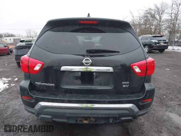 2019 Nissan Pathfinder SV z VIN 5N1DR2MM6KC578343, wystawiony jako IAAI lot #41560234 z przebiegiem 89 640 mil mil oraz . Historia ofert i sprzedaży dostępna na DreamBid. Obrazek 16.