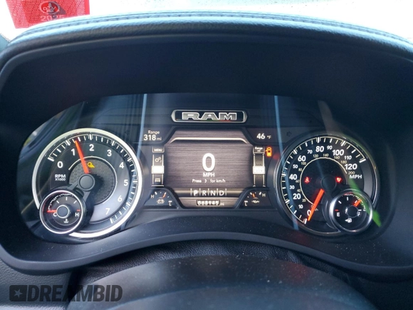 2019 Ram 2500 Laramie with VIN 3C6UR5FJ2KG596173, listed as a Copart auction lot 74971694 with 68,145 mi miles and Salvage Title. Bid and sale history available at carsss.com. Image 9.