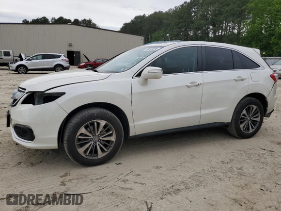 2018 Acura RDX Advance with VIN 5J8TB4H77JL008629, listed as a Copart auction lot 58046095 with 96,660 mi miles and Salvage title. Bid and sale history available at DreamBid. Image 1.