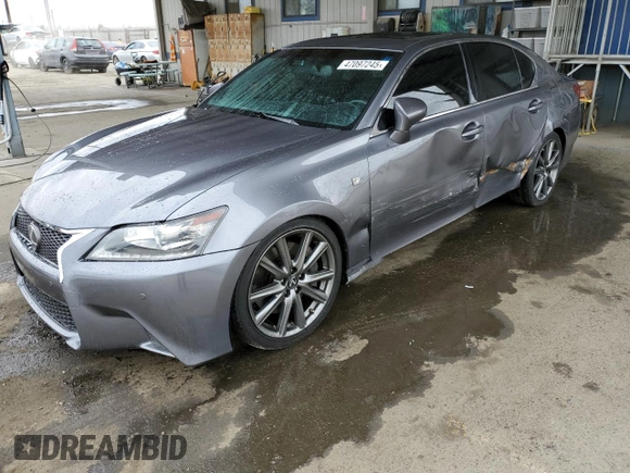 2013 Lexus GS 350 with VIN JTHBE1BL3D5017809, listed as a Copart auction lot 47097245 with 165,108 mi miles and Salvage Title. Bid and sale history available at DreamBid. Image 1.