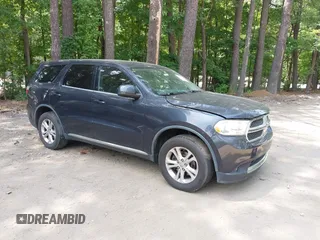 2013 Dodge Durango SXT with VIN 1C4RDJAGXDC680815, listed as a IAAI auction lot 42577054 with 201,428 mi miles and . Bid and sale history available at DreamBid. Image 1.