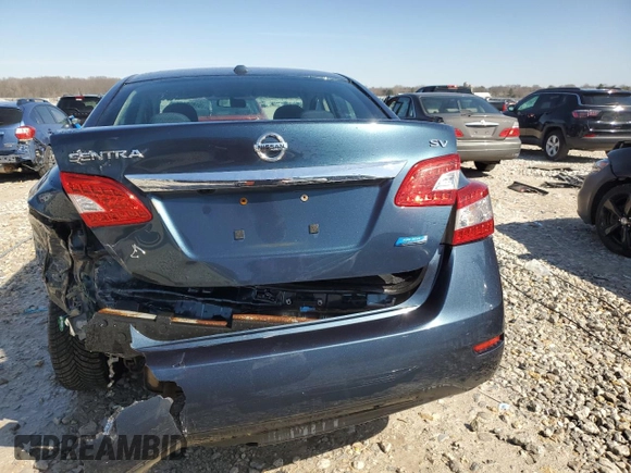 2014 Nissan Sentra SV with VIN 3N1AB7APXEY286667, listed as a Copart auction lot 51675955 with Not Provided miles and Clean Title. Bid and sale history available at DreamBid. Image 6.
