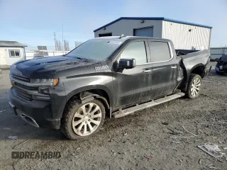 2022 Chevrolet Silverado 1500 High Country with VIN 1GCUYHEL4NZ121774, listed as a Copart auction lot 42354595 with 69,950 mi miles and Salvage Title. Bid and sale history available at DreamBid. Image 1.