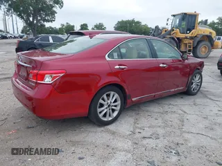 2012 Lexus ES with VIN JTHBK1EGXC2482627, listed as a IAAI auction lot 41883927 with 90,707 mi miles. Bid and sale history available at carsss.com. Image 4.