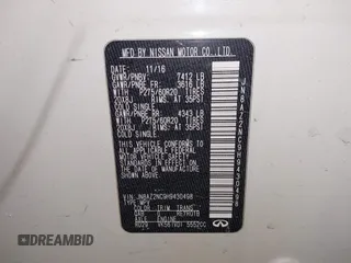 2017 Infiniti QX80 z VIN JN8AZ2NC9H9430498, wystawiony jako IAAI lot #41579847 z przebiegiem 133 321 mil mil oraz . Historia ofert i sprzedaży dostępna na DreamBid. Obrazek 9.