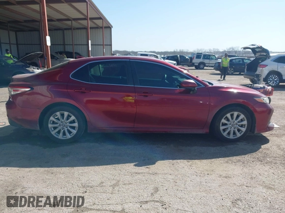 2019 Toyota Camry LE with VIN 4T1B11HK4KU725075, listed as a IAAI auction lot 41781275 with 156,856 mi miles and . Bid and sale history available at DreamBid. Image 13.