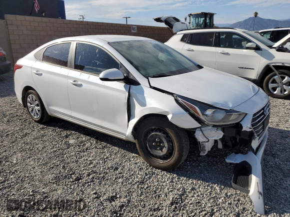 2021 Hyundai Accent SE with VIN 3KPC24A68ME142255, listed as a Copart auction lot 67384943 with 55,067 mi miles. Bid and sale history available at carsss.com. Image 4.