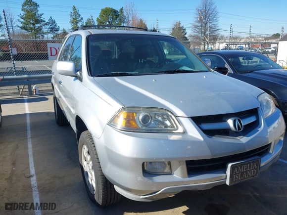 2005 Acura MDX Touring with VIN 2HNYD18655H536560, listed as a IAAI auction lot 41697056 with 145,150 mi miles. Bid and sale history available at carsss.com. Image 6.