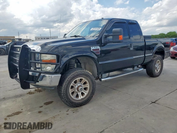 2008 Ford Super Duty F-250 SRW XL with VIN 1FTSX21R78EB13214, listed as a Copart auction lot 52151435 with 0 mi miles and Salvage Title. Bid and sale history available at carsss.com. Image 1.