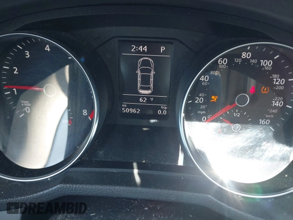 2016 Volkswagen Passat S with VIN 1VWAT7A36GC048458, listed as a IAAI auction lot 42001799 with 50,962 mi miles and . Bid and sale history available at DreamBid. Image 7.