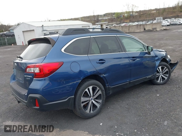 2019 Subaru Outback Limited with VIN 4S4BSENC8K3317105, listed as a IAAI auction lot 42070322 with 59,382 mi miles and . Bid and sale history available at DreamBid. Image 4.