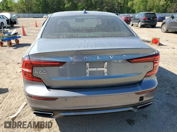 2021 Volvo S60 Momentum with VIN 7JR102FZ8MG112999, listed as a Copart auction lot 49596194 with 58,924 mi miles. Bid and sale history available at carsss.com. Image 6.