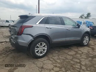 2021 Cadillac XT5 AWD Luxury with VIN 1GYKNBR49MZ221393, listed as a Copart auction lot 59322505 with 33,892 mi miles and Salvage title. Bid and sale history available at DreamBid. Image 3.