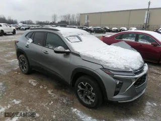 2025 Chevrolet Trax LT with VIN KL77LHEP5SC008734, listed as a IAAI auction lot 41227025 with 6,638 mi miles. Bid and sale history available at carsss.com. Image 1.