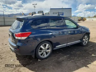 2013 Nissan Pathfinder SL with VIN 5N1AR2MM8DC672939, listed as a Copart auction lot 53847225 with 130,395 mi miles and Clean Title. Bid and sale history available at carsss.com. Image 3.