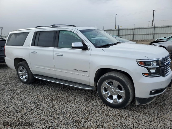 2016 Chevrolet Suburban LTZ with VIN 1GNSKJKC9GR462280, listed as a Copart auction lot 51524995 with 150,761 mi miles and Salvage Title. Bid and sale history available at carsss.com. Image 4.