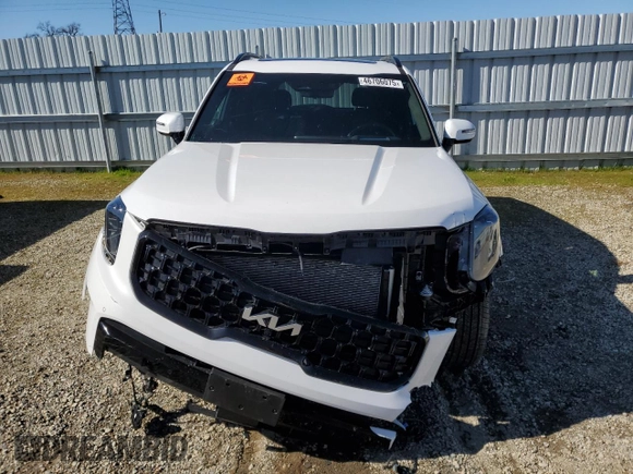 2024 Kia Telluride SX X-Line with VIN 5XYP5DGC1RG528869, listed as a Copart auction lot 46706075 with 13,779 mi miles and Salvage Title. Bid and sale history available at carsss.com. Image 5.