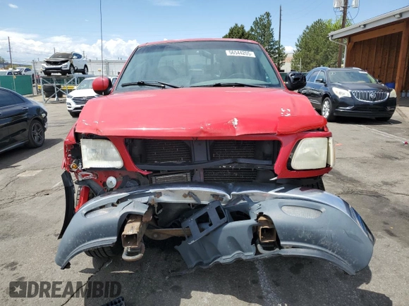 2001 Ford F-150 XL with VIN 1FTRX18L01NA40686, listed as a Copart auction lot 56544205 with Not provided miles and Salvage title. Bid and sale history available at DreamBid. Image 5.