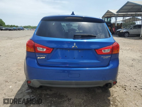 2017 Mitsubishi Outlander ES with VIN JA4AP3AU1HZ008838, listed as a Copart auction lot 57061035 with 132,939 mi miles and Salvage title. Bid and sale history available at DreamBid. Image 6.